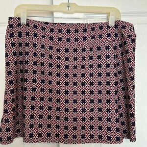 Jude Connally Pink and Navy Patterned Skort